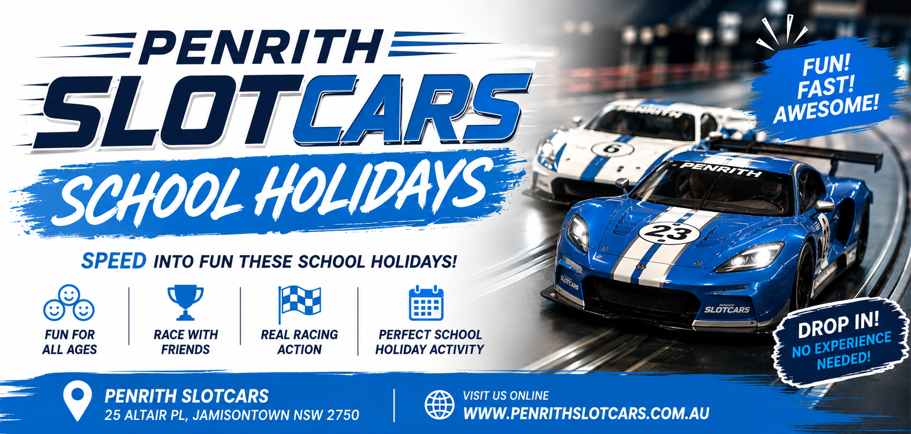 🏁 School Holiday Hours – Full Throttle! 🏁